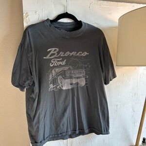 Abercrombie & Fitch Charcoal Bronco Graphic Tee